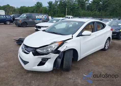 2013 Hyundai Elantra Gls из США, поврежденный, VIN 5NPDH4AE6DH394902